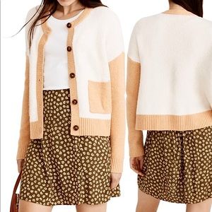 Madewell Colburne Colorblock Cardigan